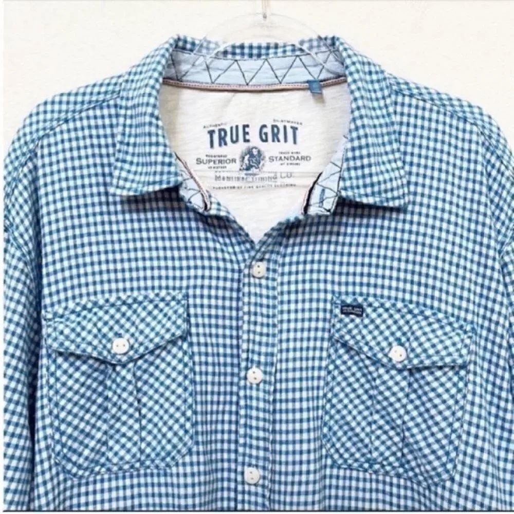 True Grit Long Sleeve Button Down Top - Picture 2 of 10